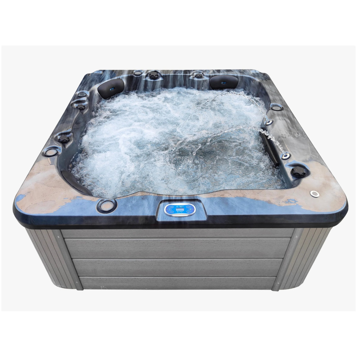 Palm Spas Happy Luxury Hot Tub 5 Seat With Twin Lounger Hot Tub With Balboa Controls And Heater