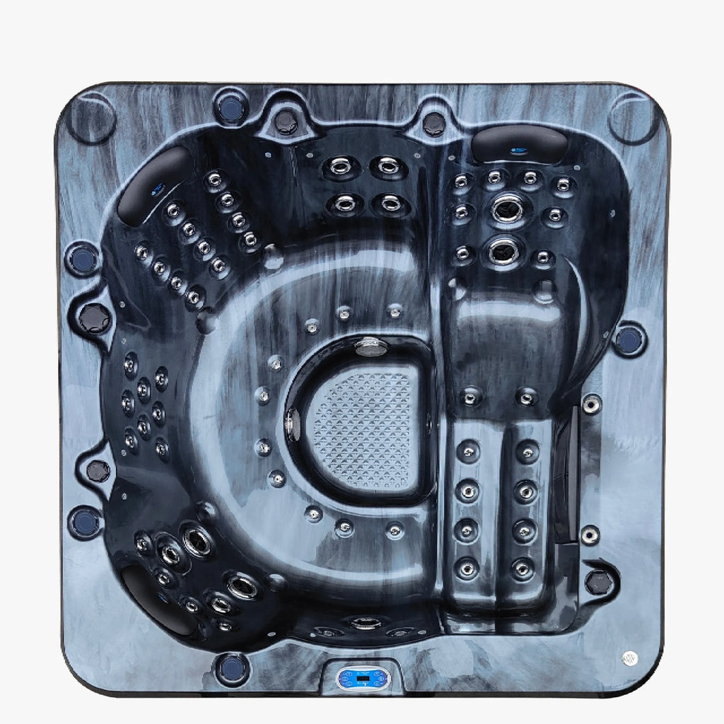 Palm Spas Happy Luxury Hot Tub 5 Seat With Twin Lounger Hot Tub With Balboa Controls And Heater