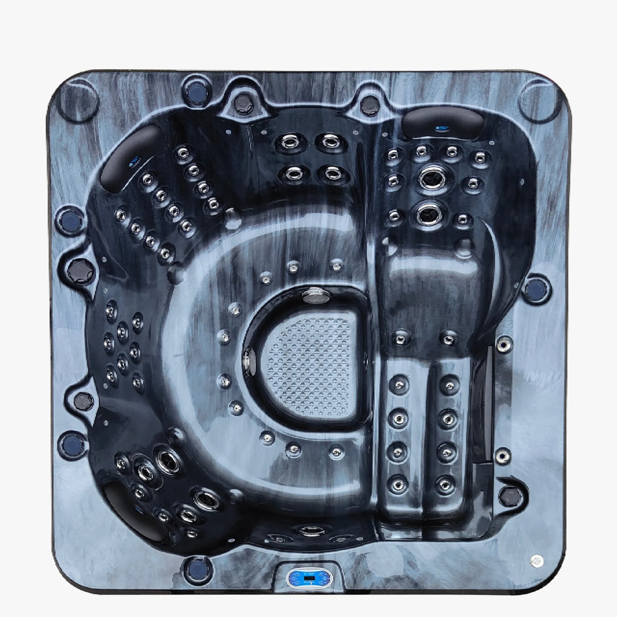 Palm Spas Happy Luxury Hot Tub 5 Seat With Twin Lounger Hot Tub With Balboa Controls And Heater
