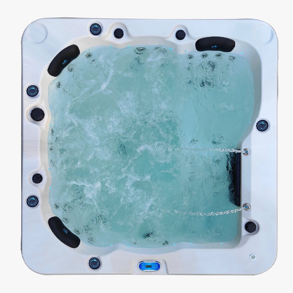 Palm Spas Happy Luxury Hot Tub 5 Seat With Twin Lounger Hot Tub With Balboa Controls And Heater