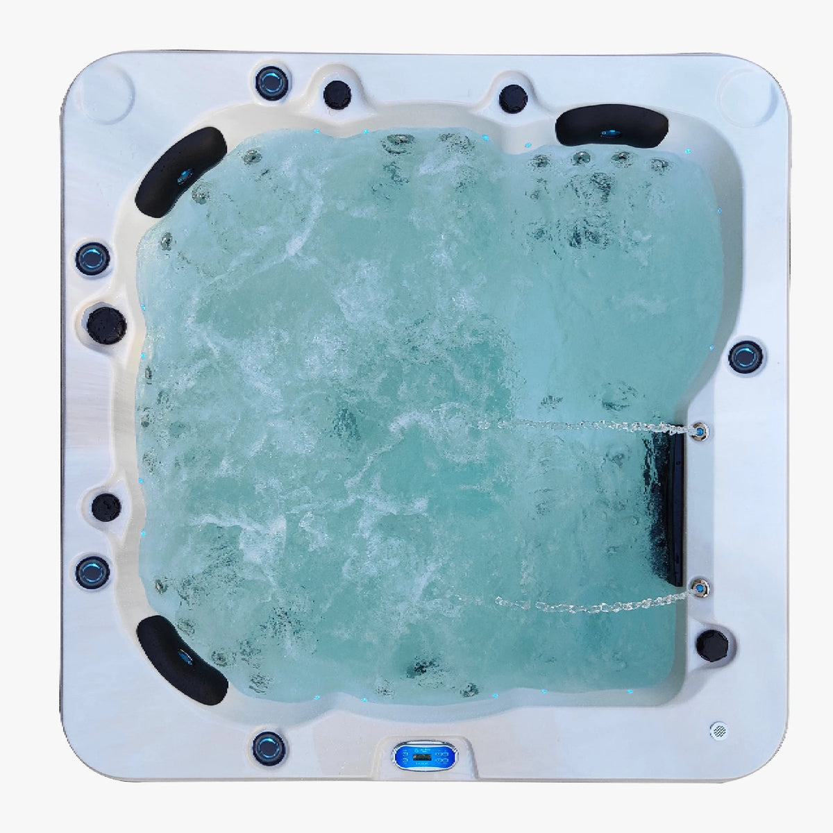 Palm Spas Happy Luxury Hot Tub 5 Seat With Twin Lounger Hot Tub With Balboa Controls And Heater