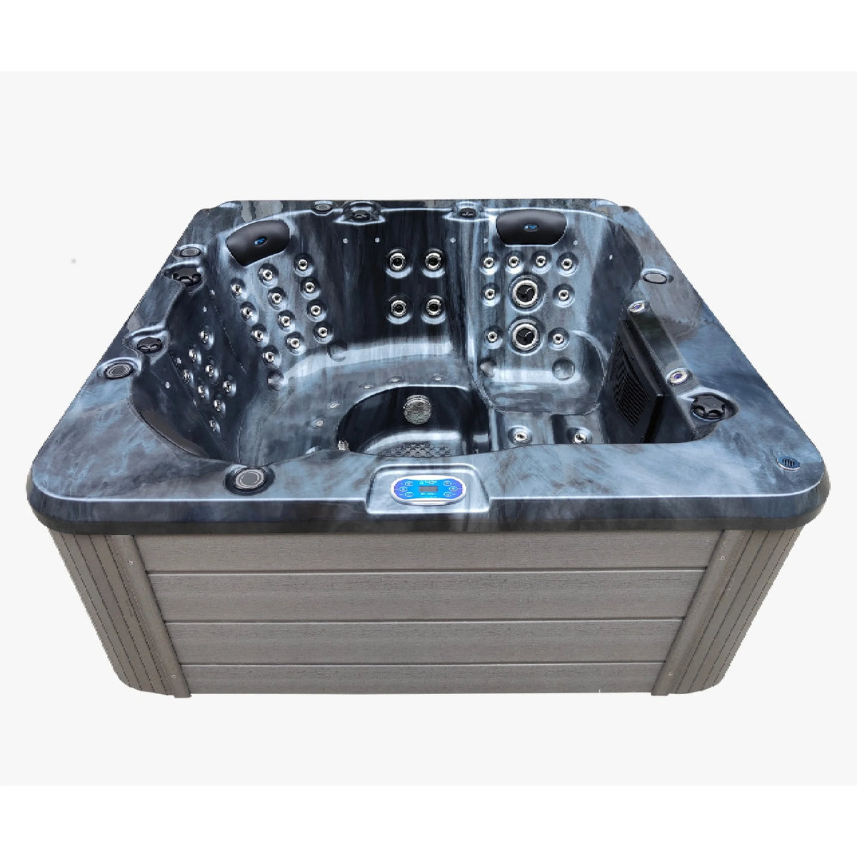 Palm Spas Happy Luxury Hot Tub 5 Seat With Twin Lounger Hot Tub With Balboa Controls And Heater