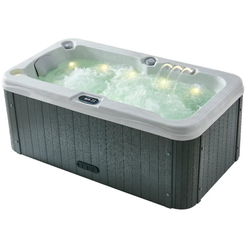 Palm Spas Value 1 Luxury Hot Tub 1 Lounger Seat – American Balboa Components