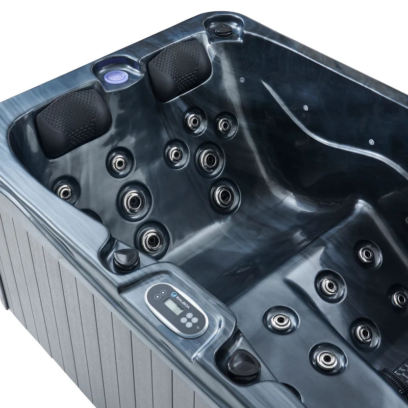 Palm Spas DUAL LOUNGER 3 seat 13amp Hot Tub – American Balboa
