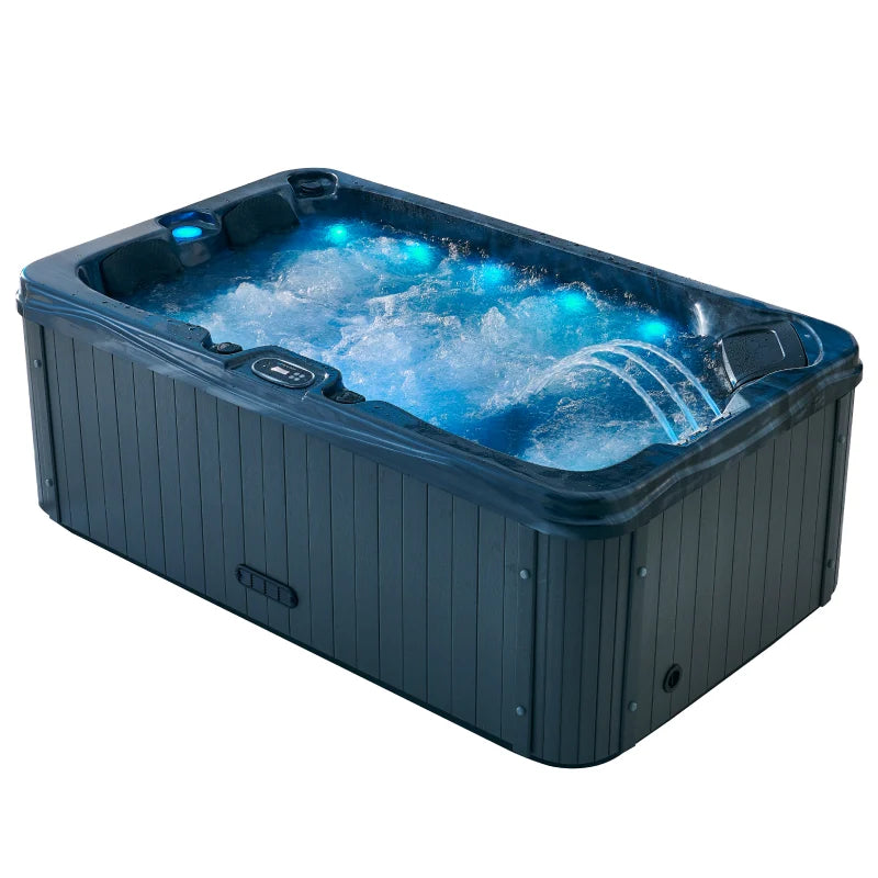 Palm Spas DUAL LOUNGER 3 seat 13amp Hot Tub – American Balboa
